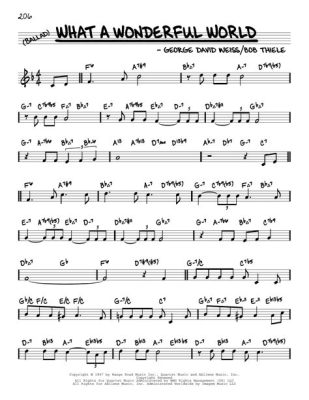 what a wonderful world piano sheet music: What if What a Wonderful World had been written by a renowned composer instead of Louis Armstrong?